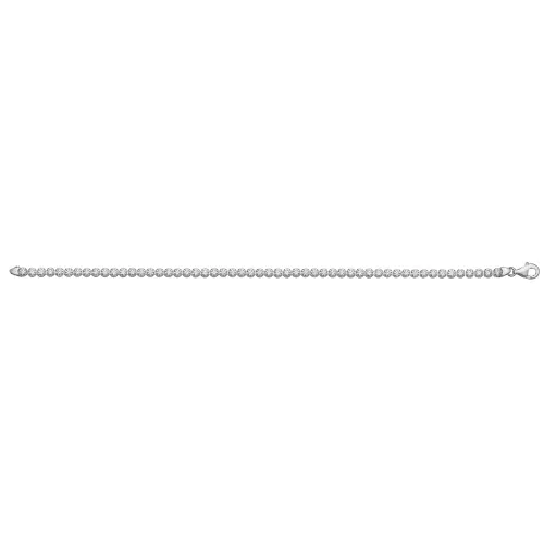 Silver Ladies' Cz Bracelet 4.29g